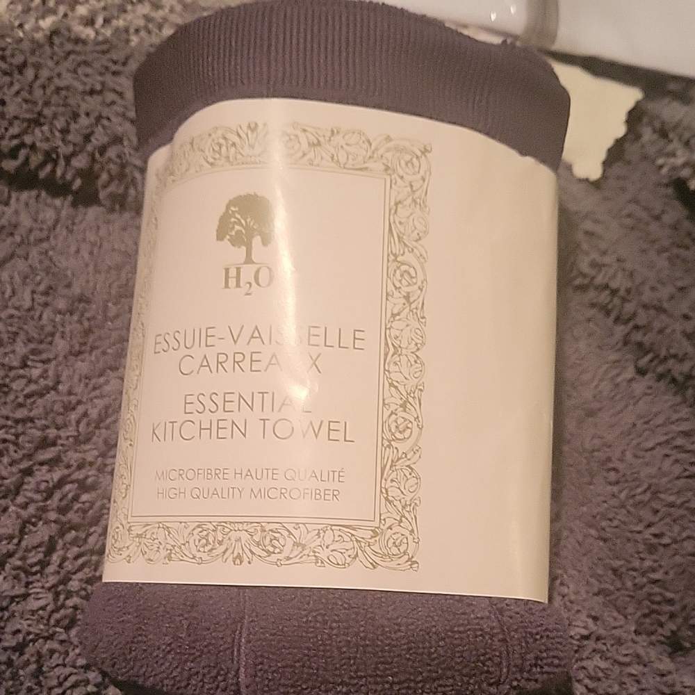 H2O Purple Essential Kitchen Towel